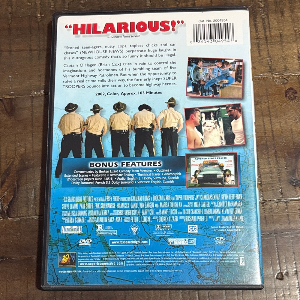 Super Troopers DVD Bundle and Save 5/$20 - Picture 3 of 3